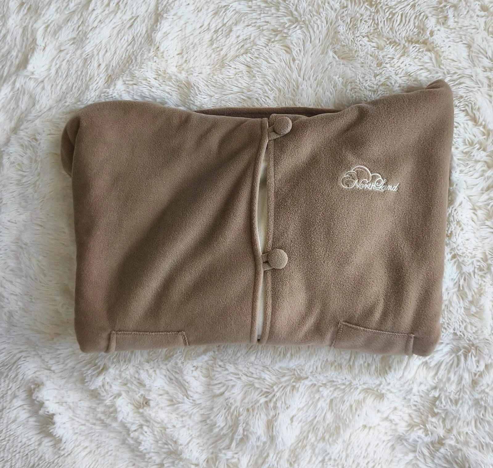 🤎 poncho polaire femme TU 🤎 – Northland – taille Taille unique 3