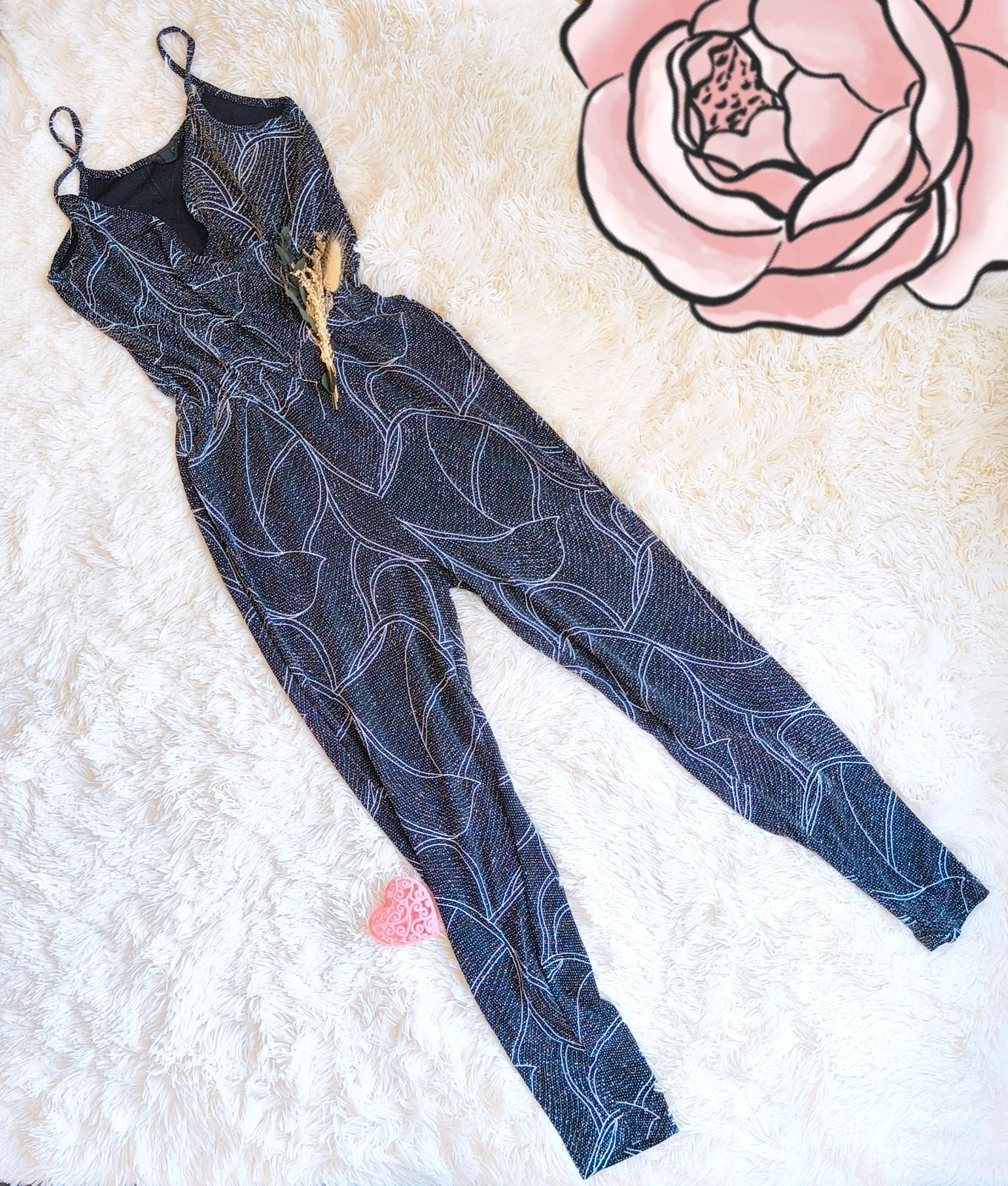 🖤 combinaison brillante femme T36 🖤