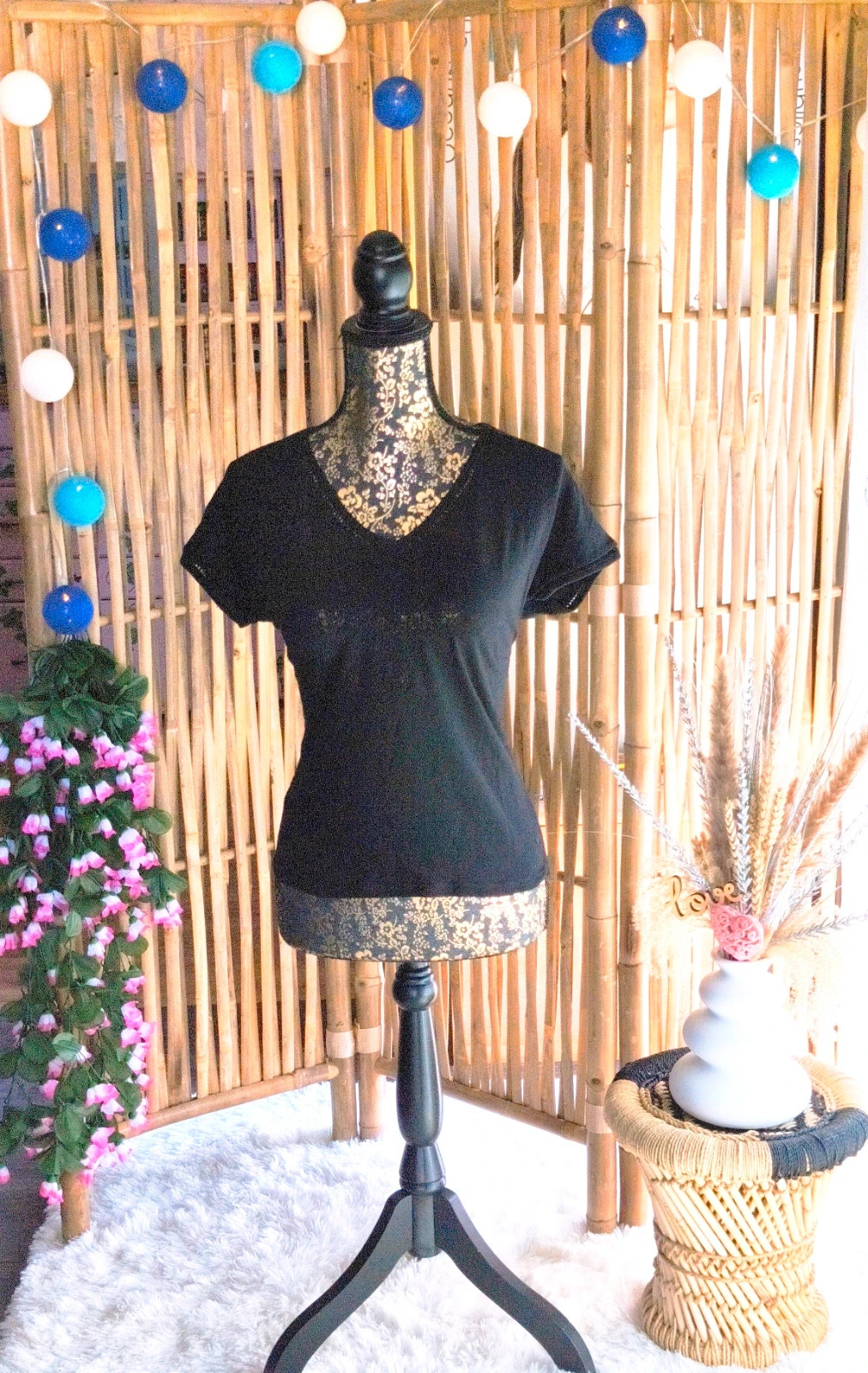 🖤 pull manches courtes femme T36 🖤
