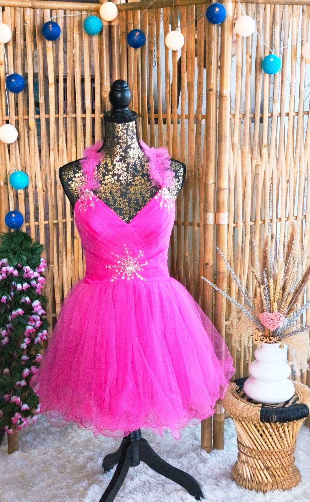 🩷 robe courte de cocktail, soirée, mariage femme T36 🩷