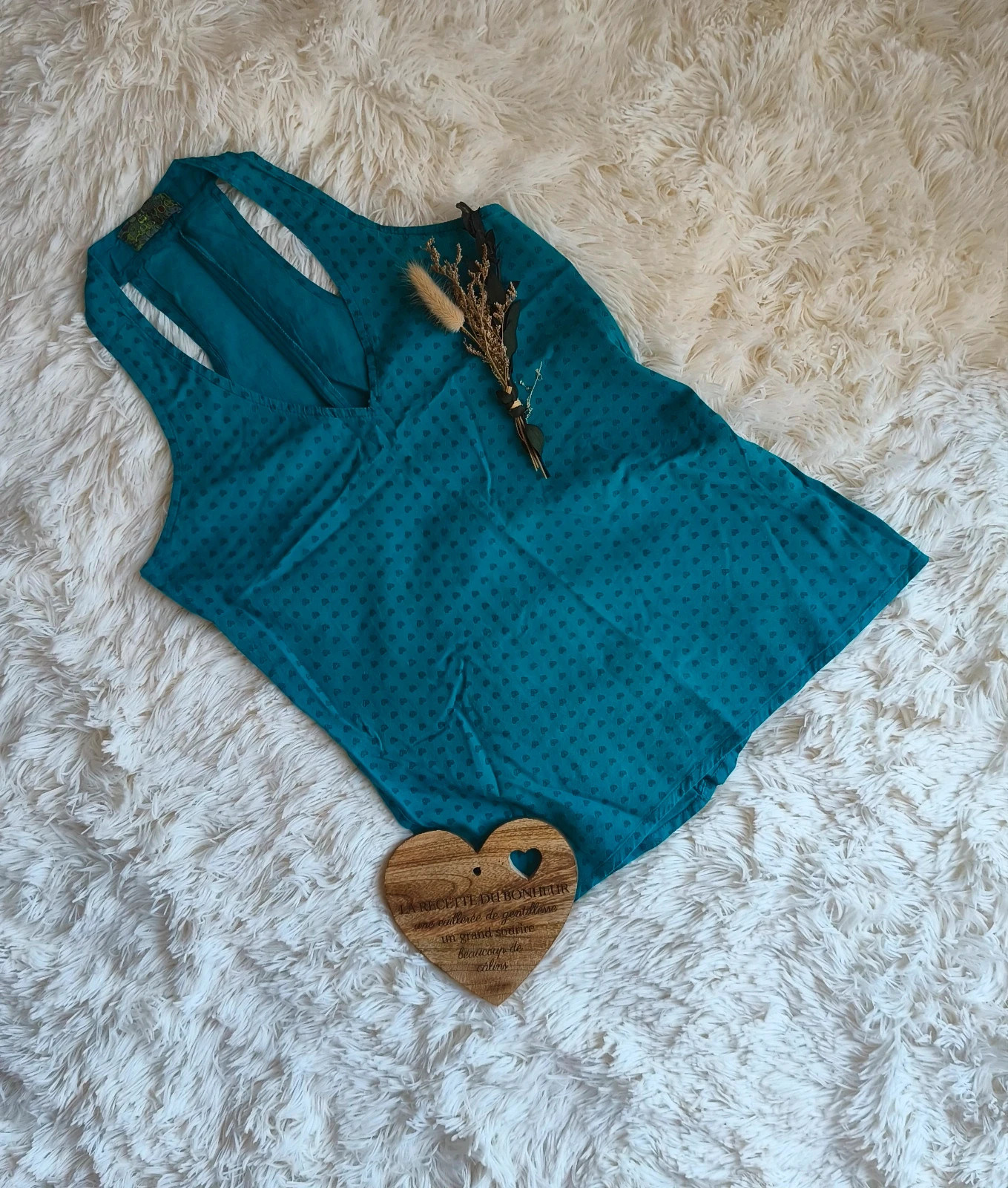 🩵 débardeur cœur femme T36 🩵 – Kaleos – taille S 2