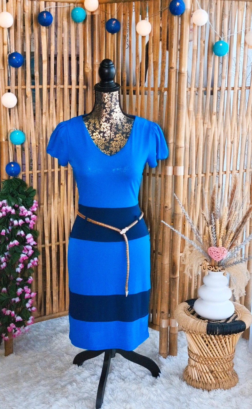 💙 robe bicolore femme T36 💙