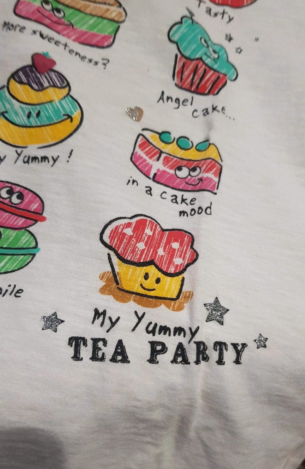 🤍 tee-shirt gourmand manches courtes femme T36 🤍 – Cache Cache – taille S / 36 / 8 4