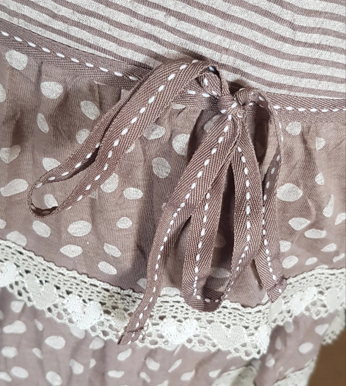 🤎 jupe à pois avec foulard assorti femme T36 🤎 – Cache Cache – taille Taille unique 4