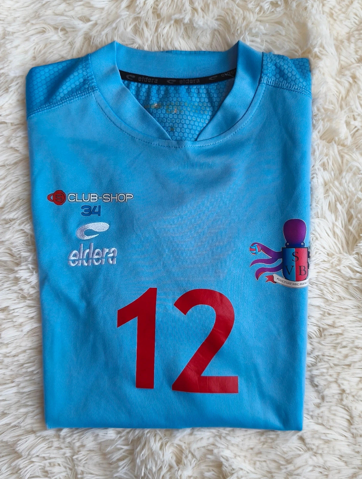 🩵 tee-shirt manches courtes de sport numéro 12 femme T38 🩵 – Eldera – taille M / 38 / 10 3