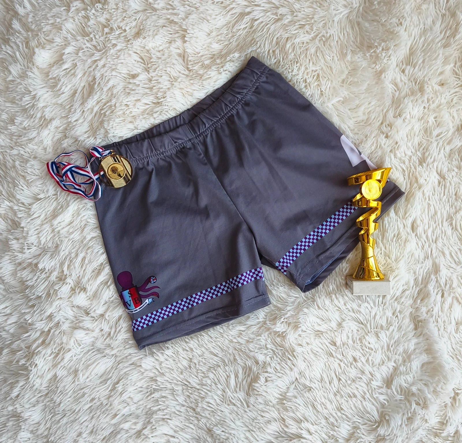 🩶 short de sport de club volleyball numéro 4 femme T38 🩶