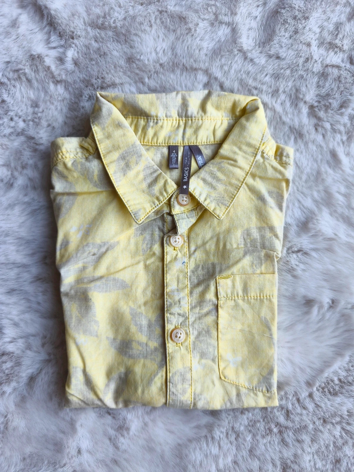 💛 chemise garçon manches courtes T4 ans 💛 – Okaïdi – taille 4 ans / 104 cm 2