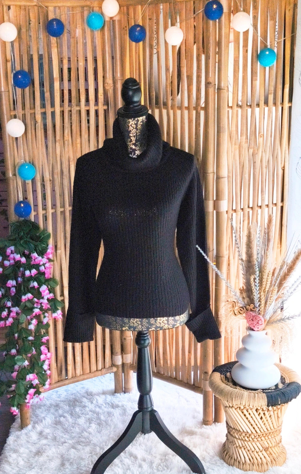 🖤 pull-over col roulé femme T38 🖤