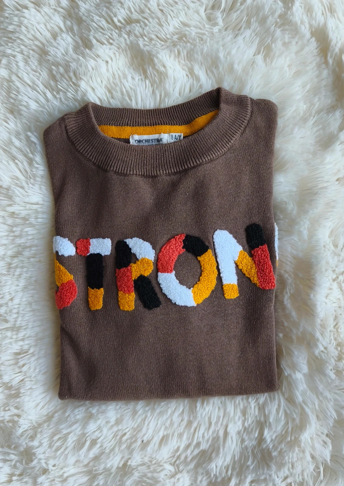 🤎 pull garçon strong neuf T8 ans 🤎 – Orchestra – taille 8 ans / 128 cm 2