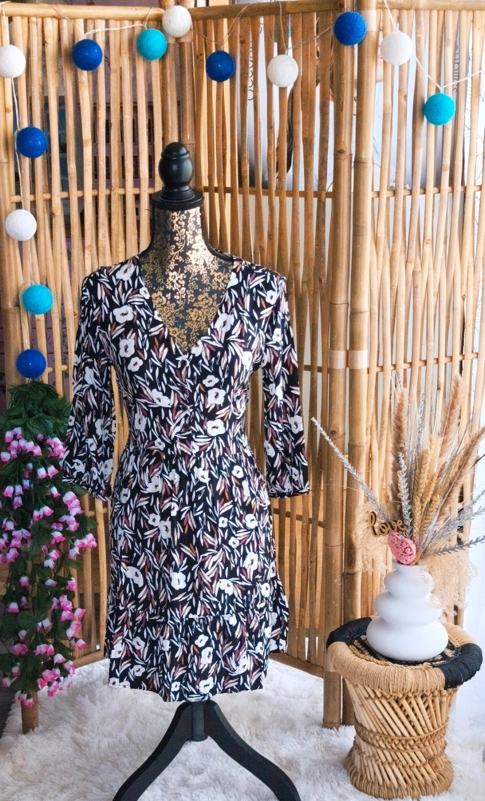 🖤 robe d'été fleuri femme T36 🖤