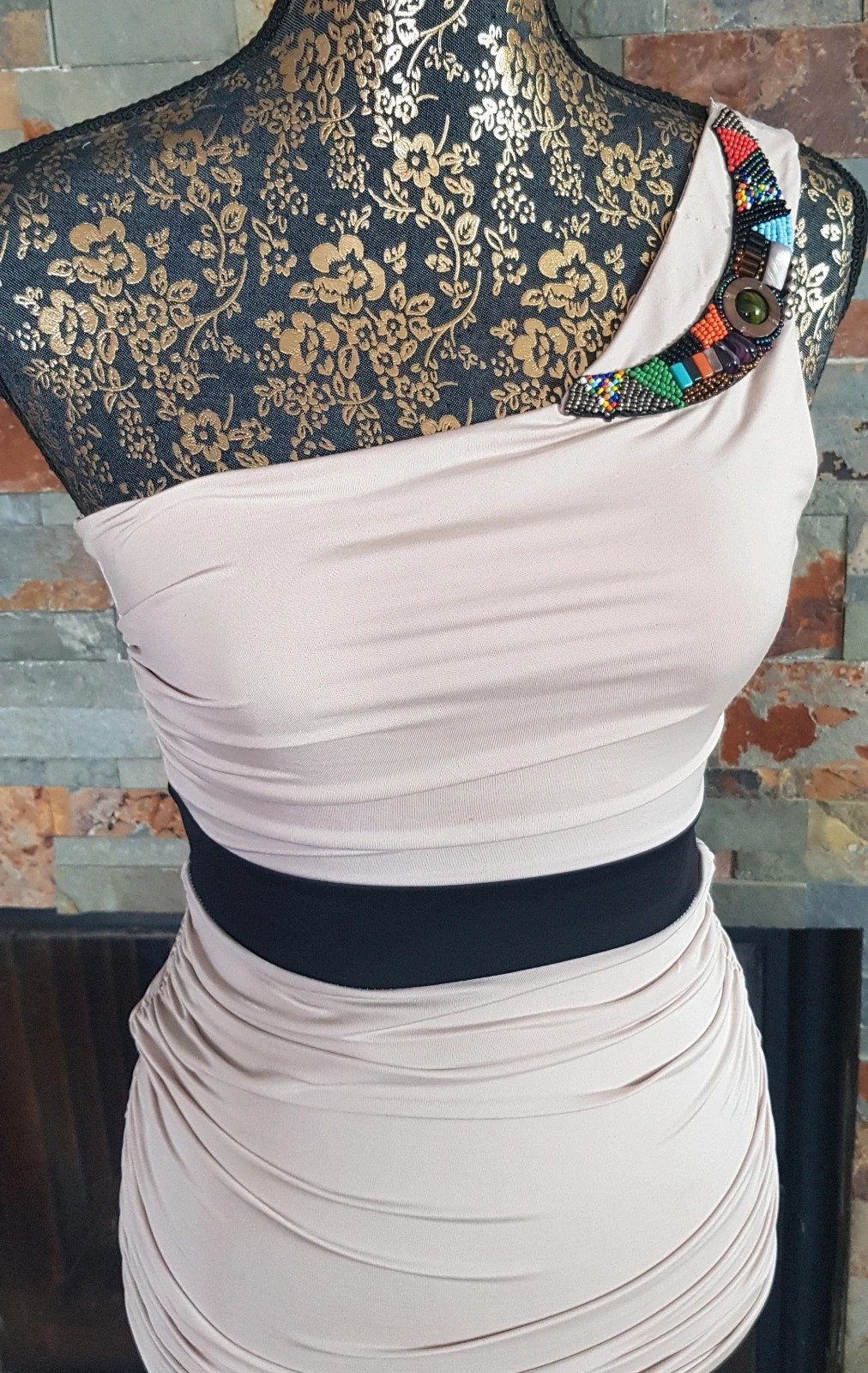 🤎 robe moulante chic asymétrique femme T36 🤎 – boutique indépendante – taille S / 36 / 8 3