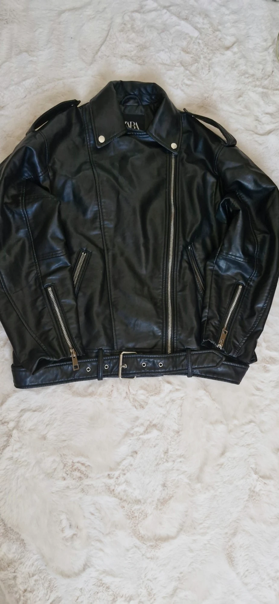 Veste en simili cuire
