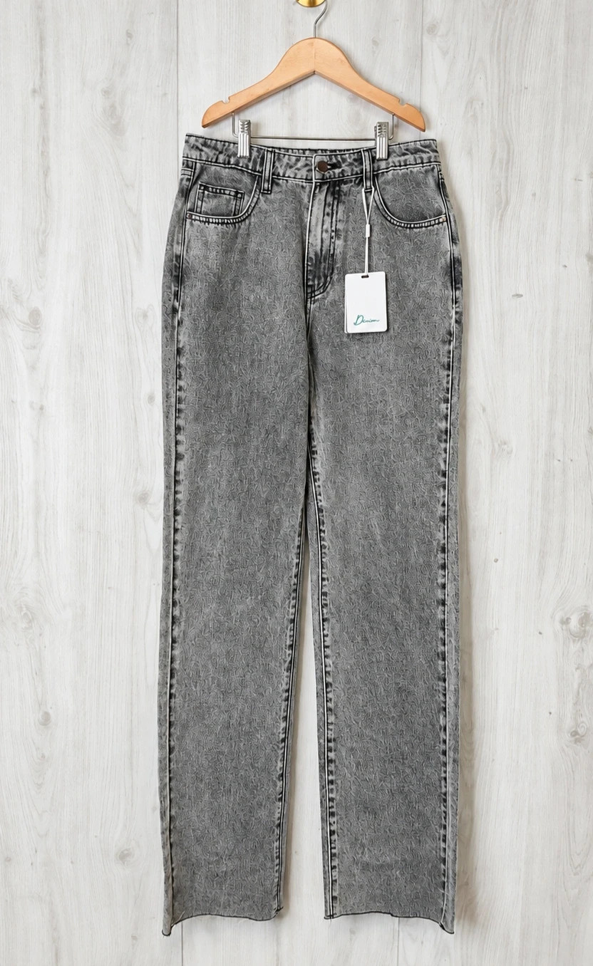 Jean gris délavé coupe droite S neuf Goa Goa – Goa Goa – taille S / 36 / 8