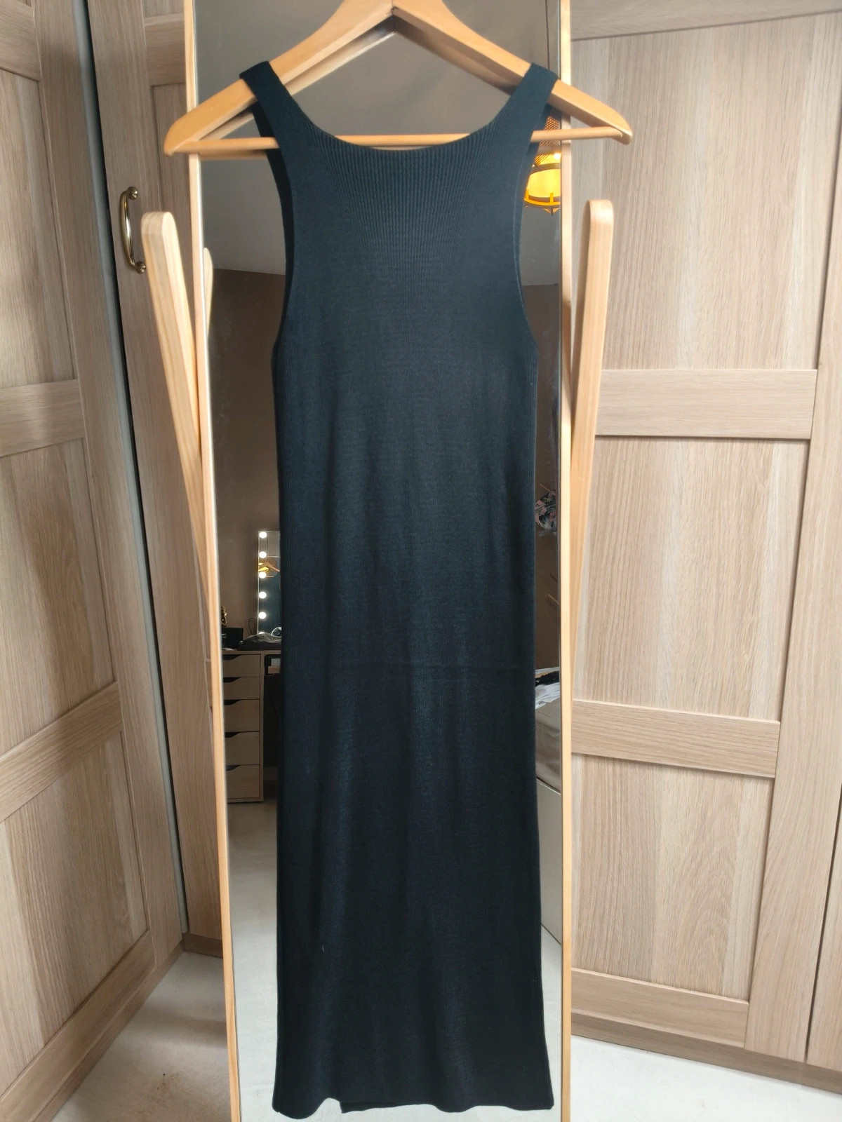 Petite robe noire fendue S – boutique indépendante – taille S / 36 / 8 5