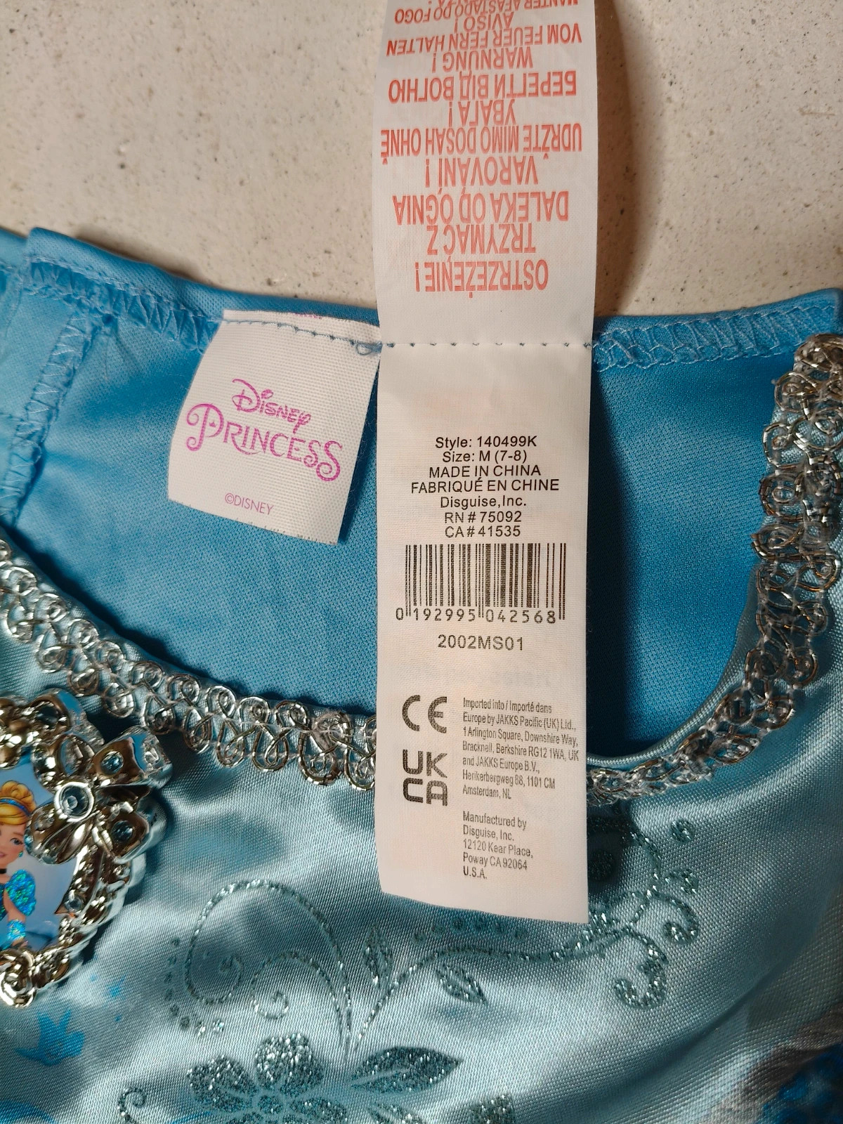 Robe princesse Disney Cendrillon 7-8 ans – Disney – taille 7 ans / 122 cm 5