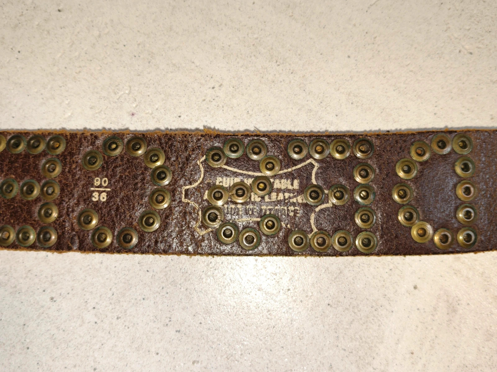 Ceinture en cuir "Le temps des cerises" 90cm – Le Temps des Cerises – taille 90 cm 4