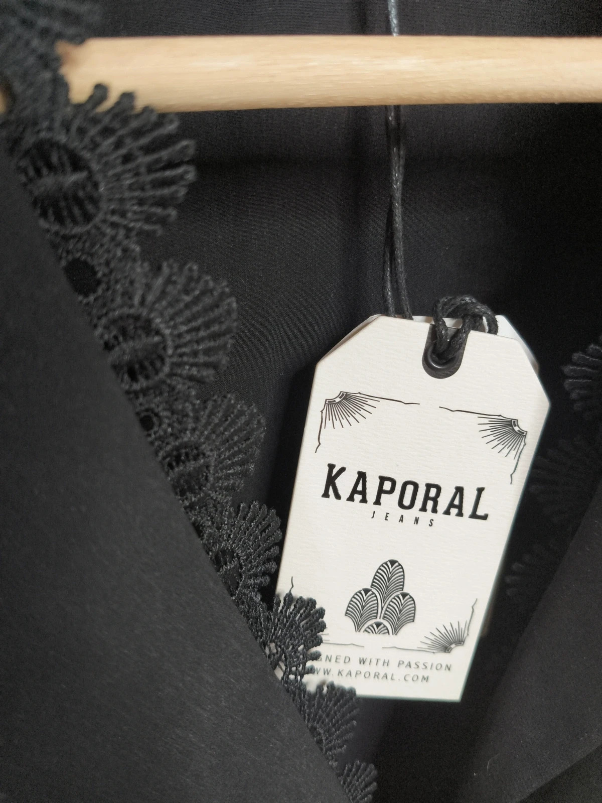 Chemisier noir "Kaporal" S – Kaporal – taille S / 36 / 8 2