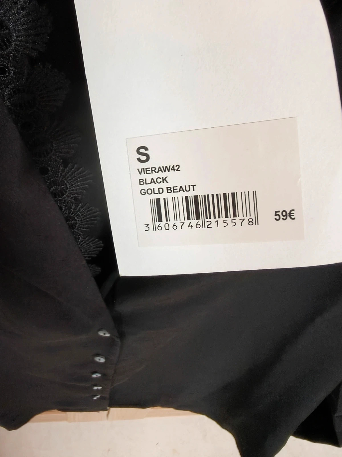 Chemisier noir "Kaporal" S – Kaporal – taille S / 36 / 8 3