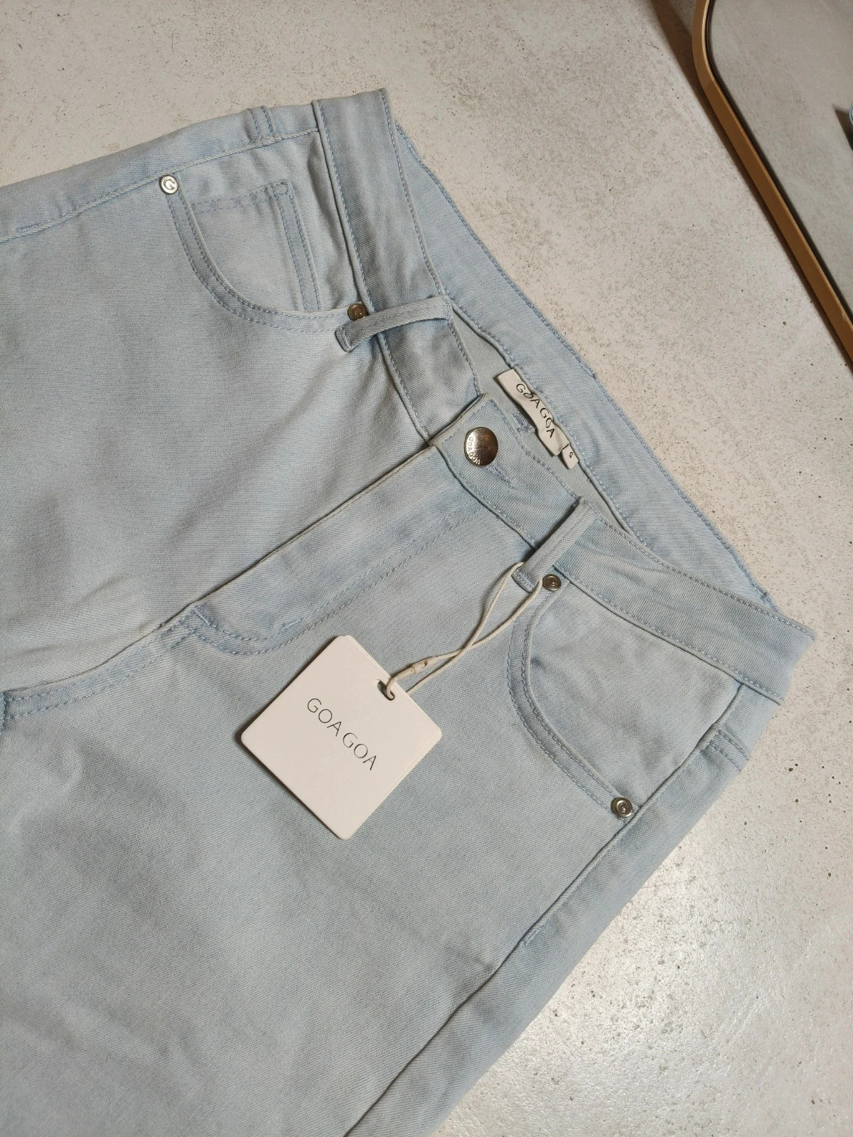 Jeans clair bootcup "Goa Goa" S – Goa Goa – taille XS / 34 / 6 2
