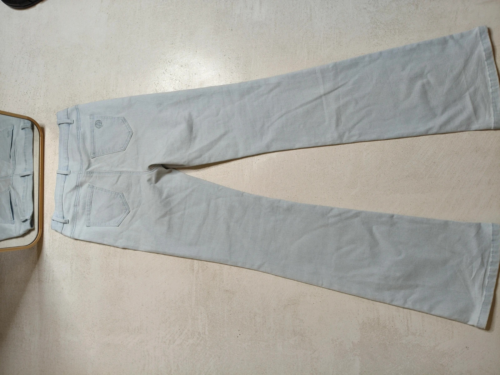 Jeans clair bootcup "Goa Goa" S – Goa Goa – taille XS / 34 / 6 4