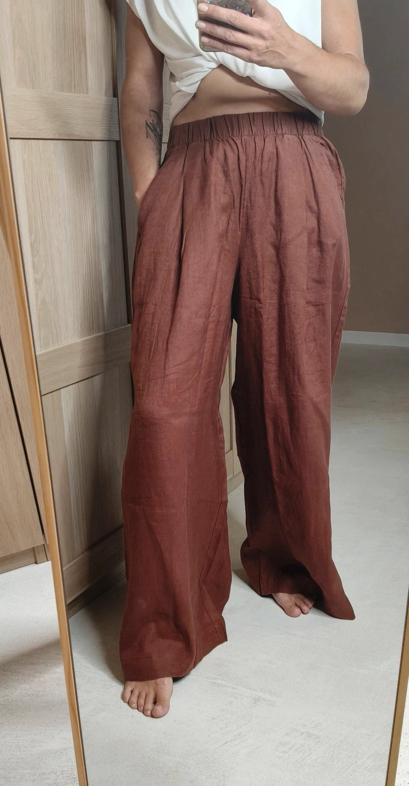 Pantalon Oysho 100% lin XS – Oysho – taille S / 36 / 8 2