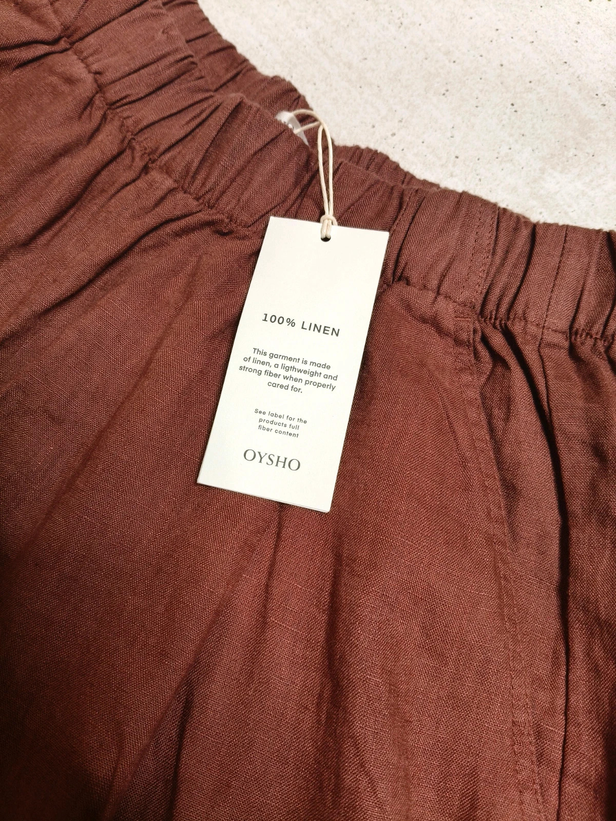 Pantalon Oysho 100% lin XS – Oysho – taille S / 36 / 8 3