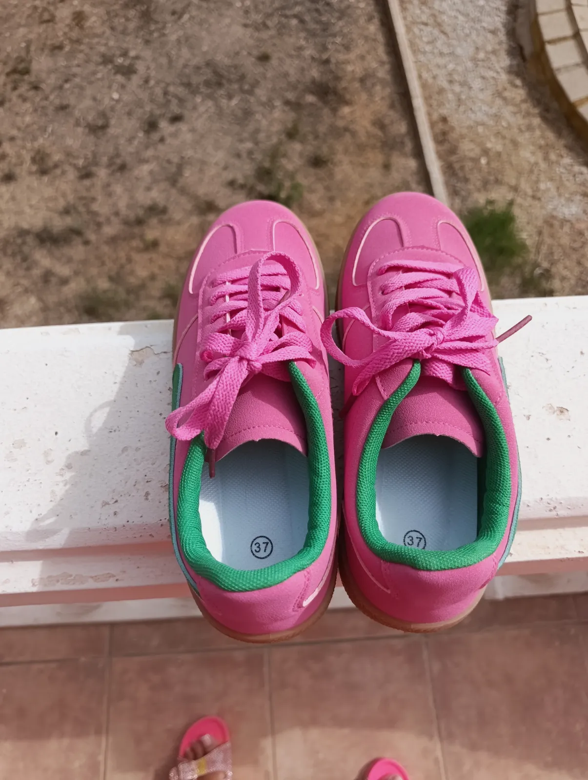 Baskets roses 37 – Sans marque – taille EU 37 4