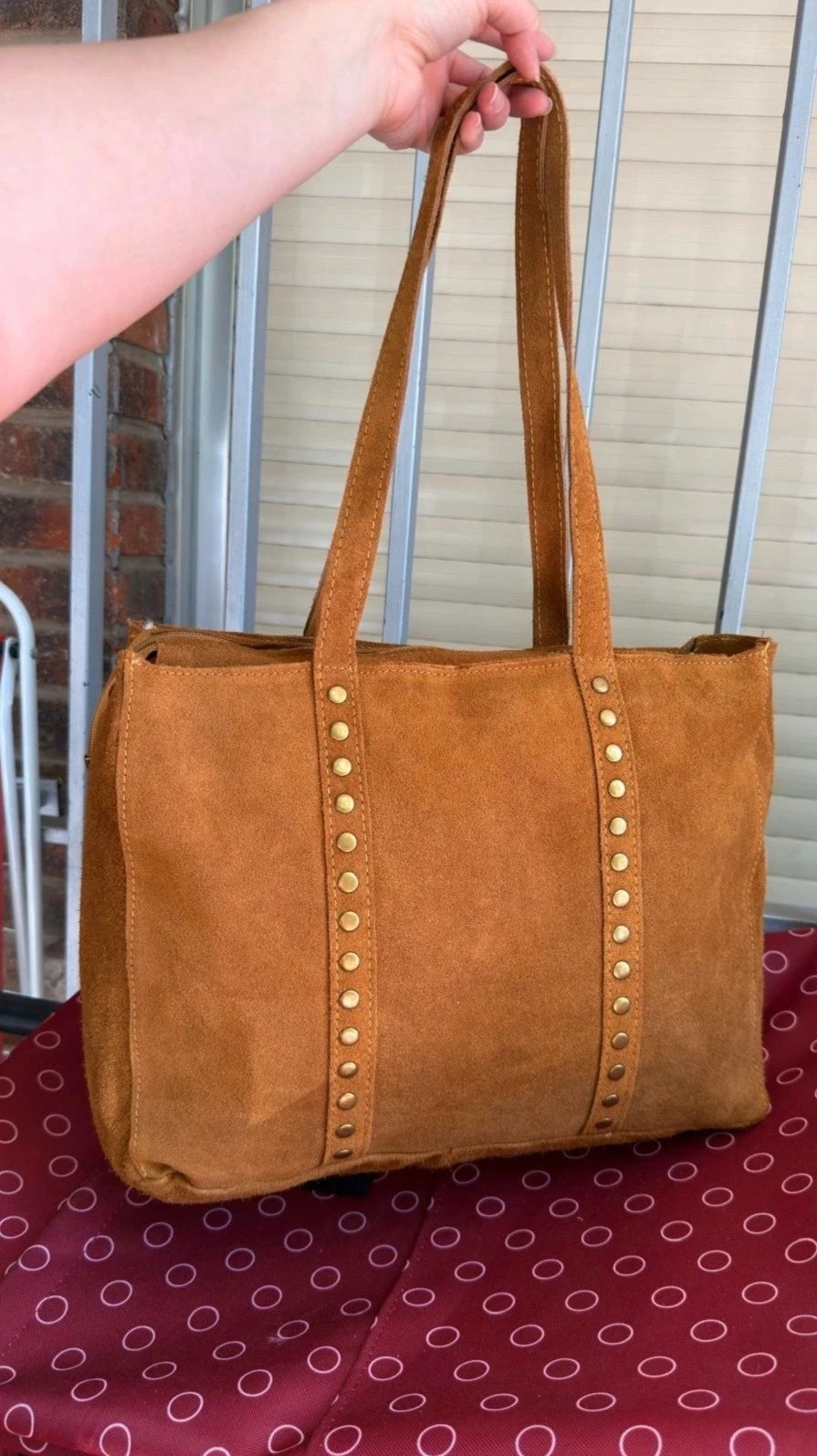 Sac a main tote camel en 100% cuir femme format A4 – The Genuine Leather 3