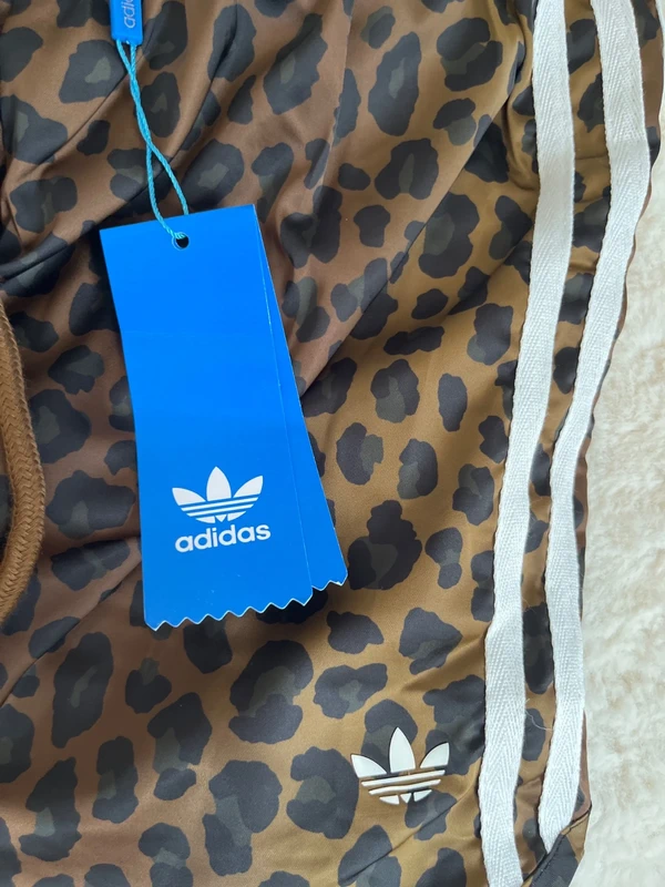 Adidas Leopard Print Shorts Brown size M 5
