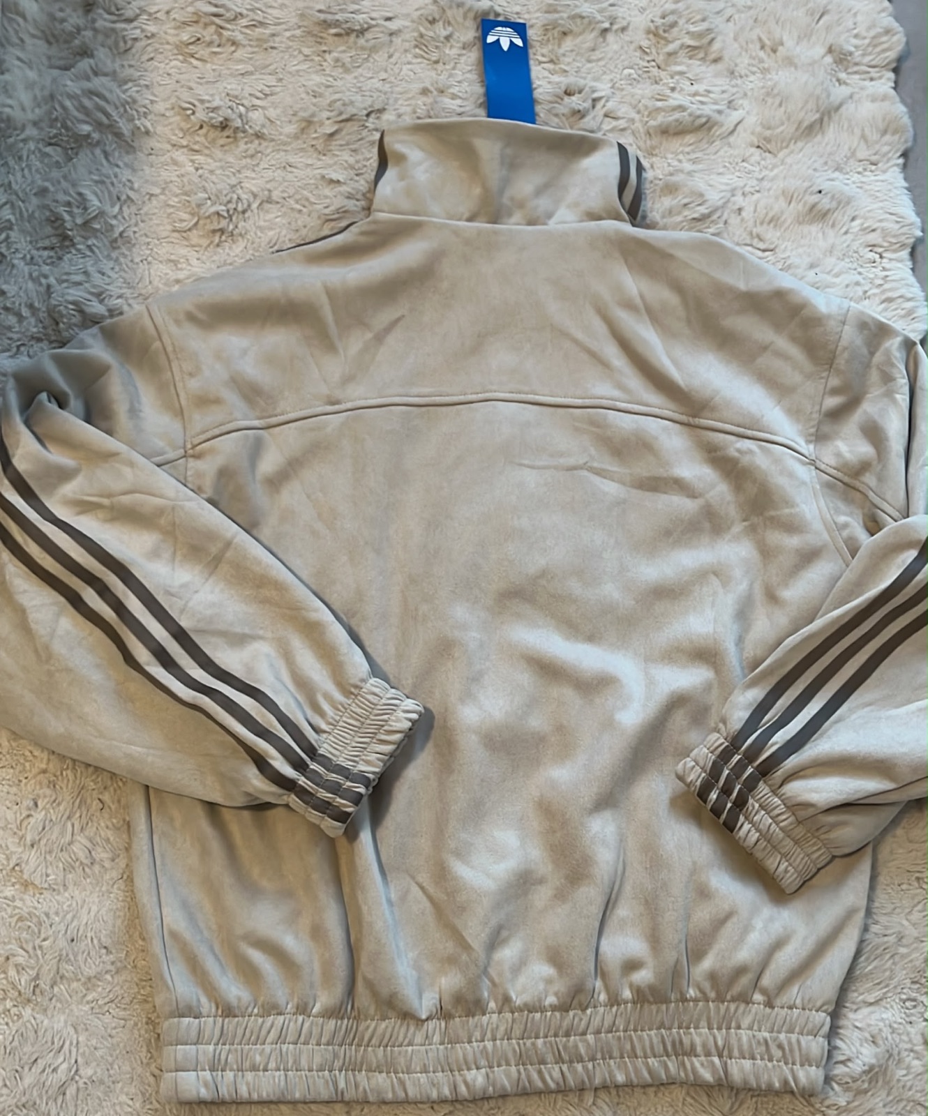 Veste Adidas nouvel an chinois Beige Striped Track Jacket 4