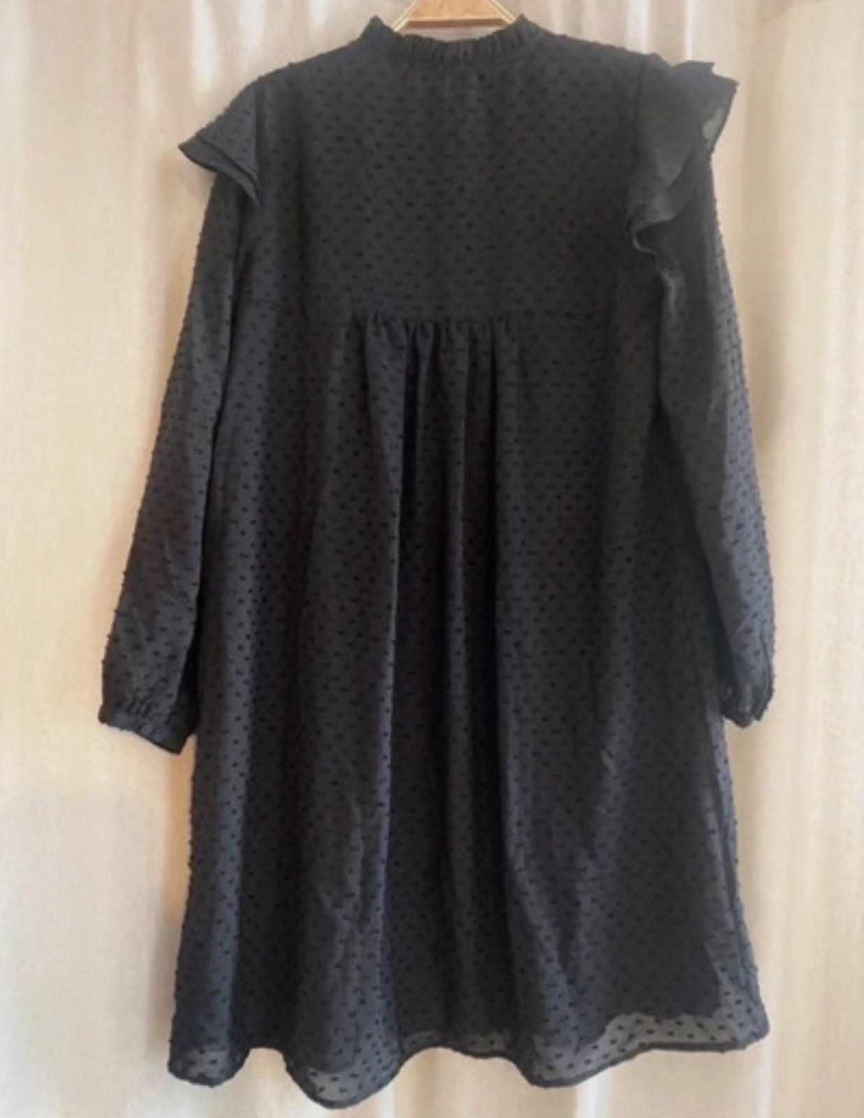 Robe noir mango XS 34 fluide automne hiver – Mango – taille XS 4
