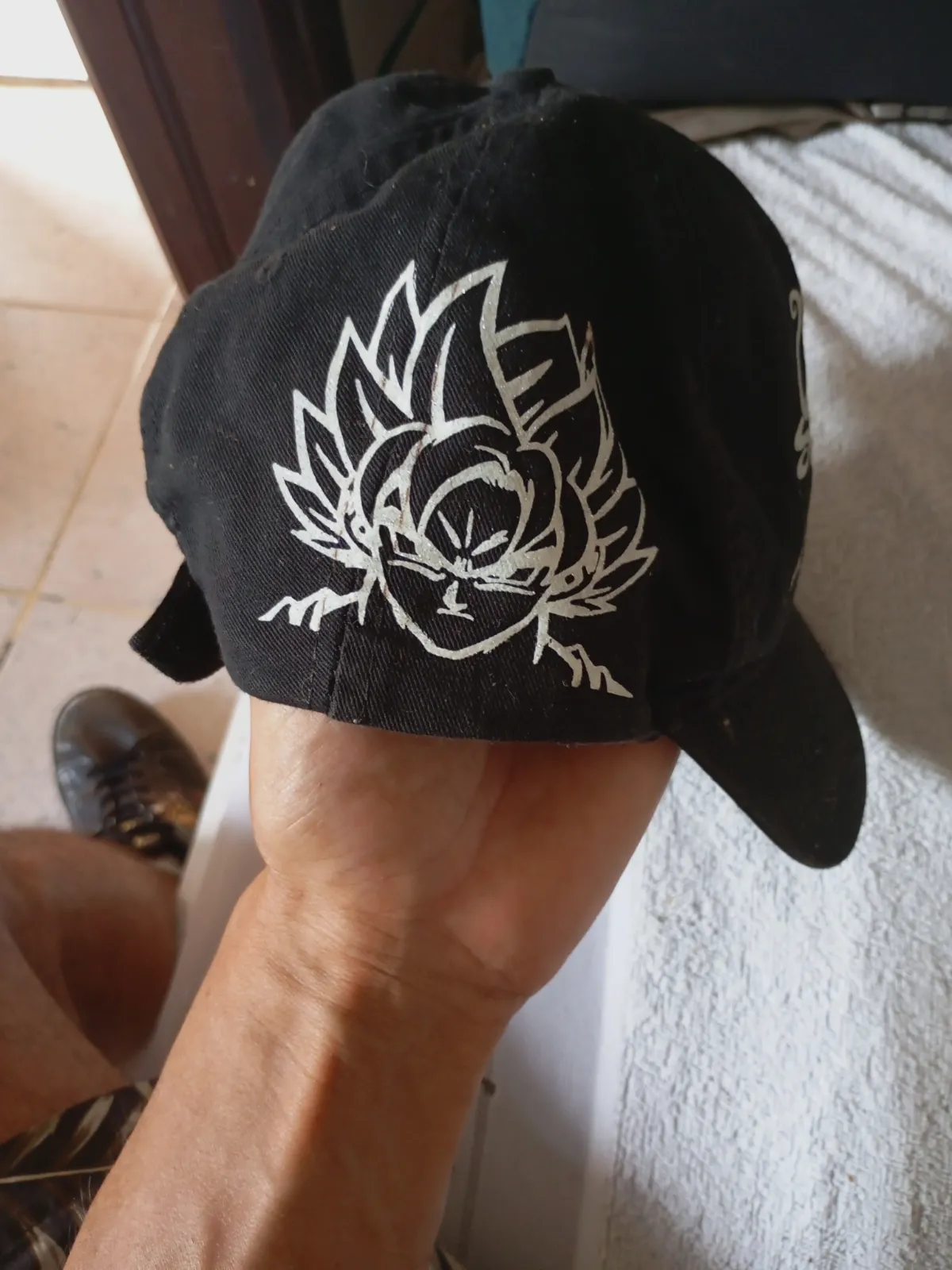 Casquette noir de la marque rituel élégance logo sangoku fenek dz kabyle – Rituel Élégance – taille Taille unique 2
