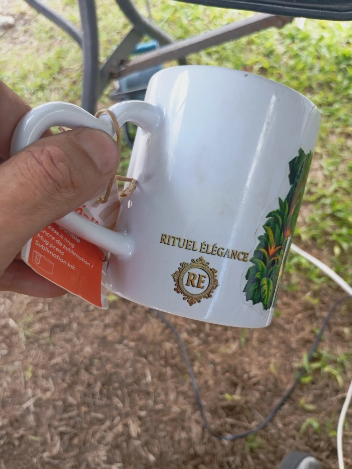 Mug personnalisable photo du mur prise dans le village de Saint-Joseph 97212 – Rituel élégance 3