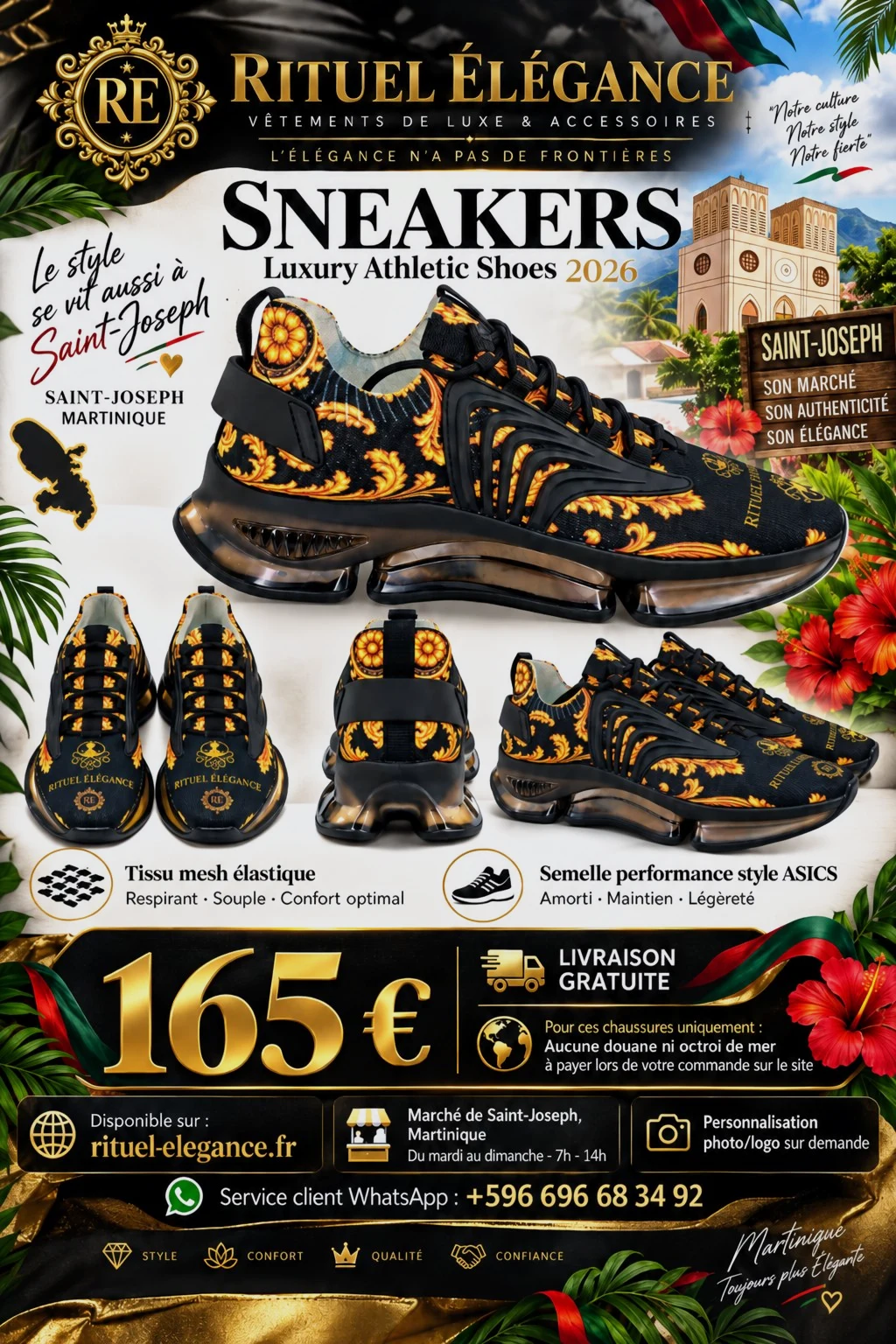 Sneakers de la marque rituel élégance collection 2026