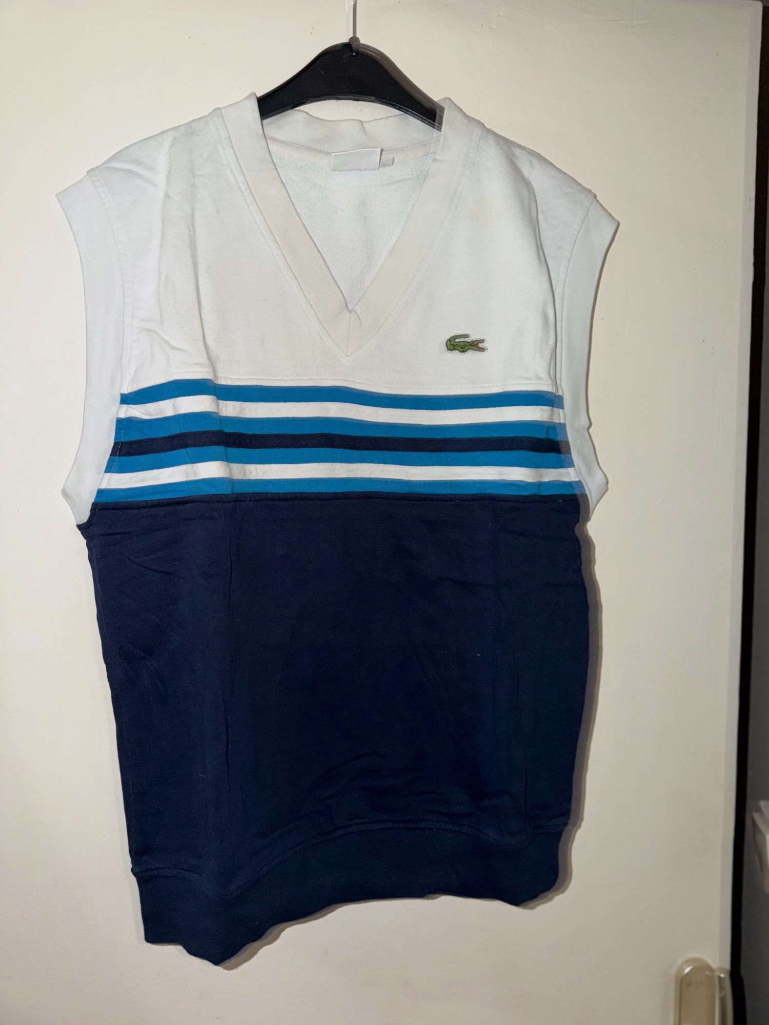 Débardeur sans manches vintage Lacoste Sport