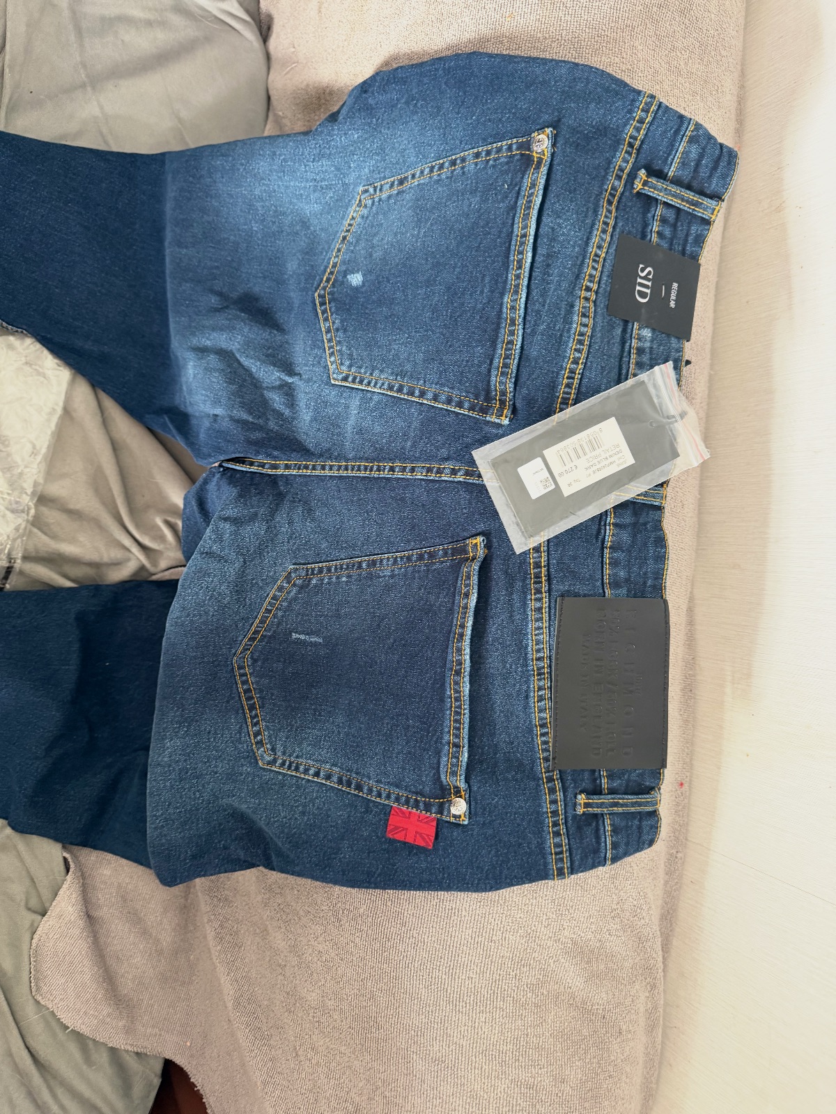 Jean droit John Richmond bleu foncé neuf – John Richmond – taille S 4