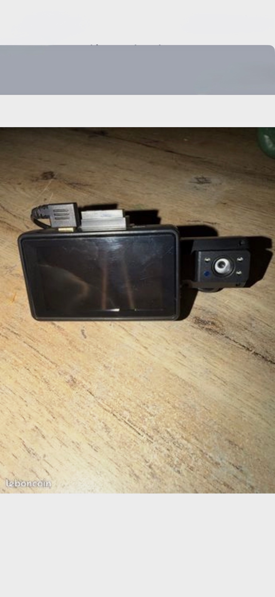 Caméra embarquée Dashcam voiture écran LCD