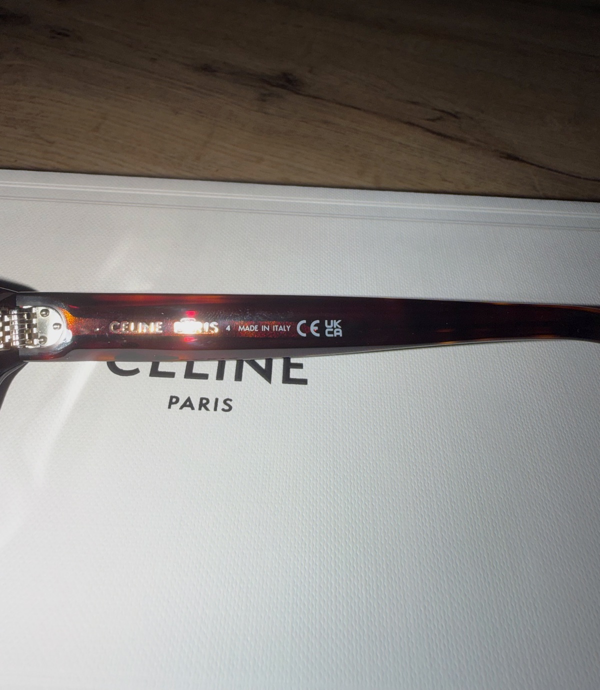 Lunettes de soleil Celine motif écaille – Celine – taille Taille unique 5