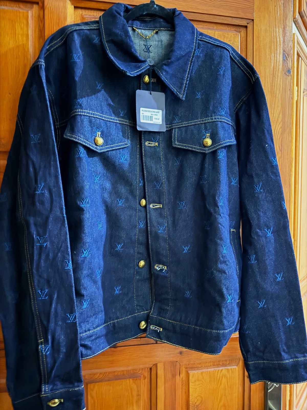 Veste en jean Louis Vuitton bleu marine – Louis Vuitton – taille S 2