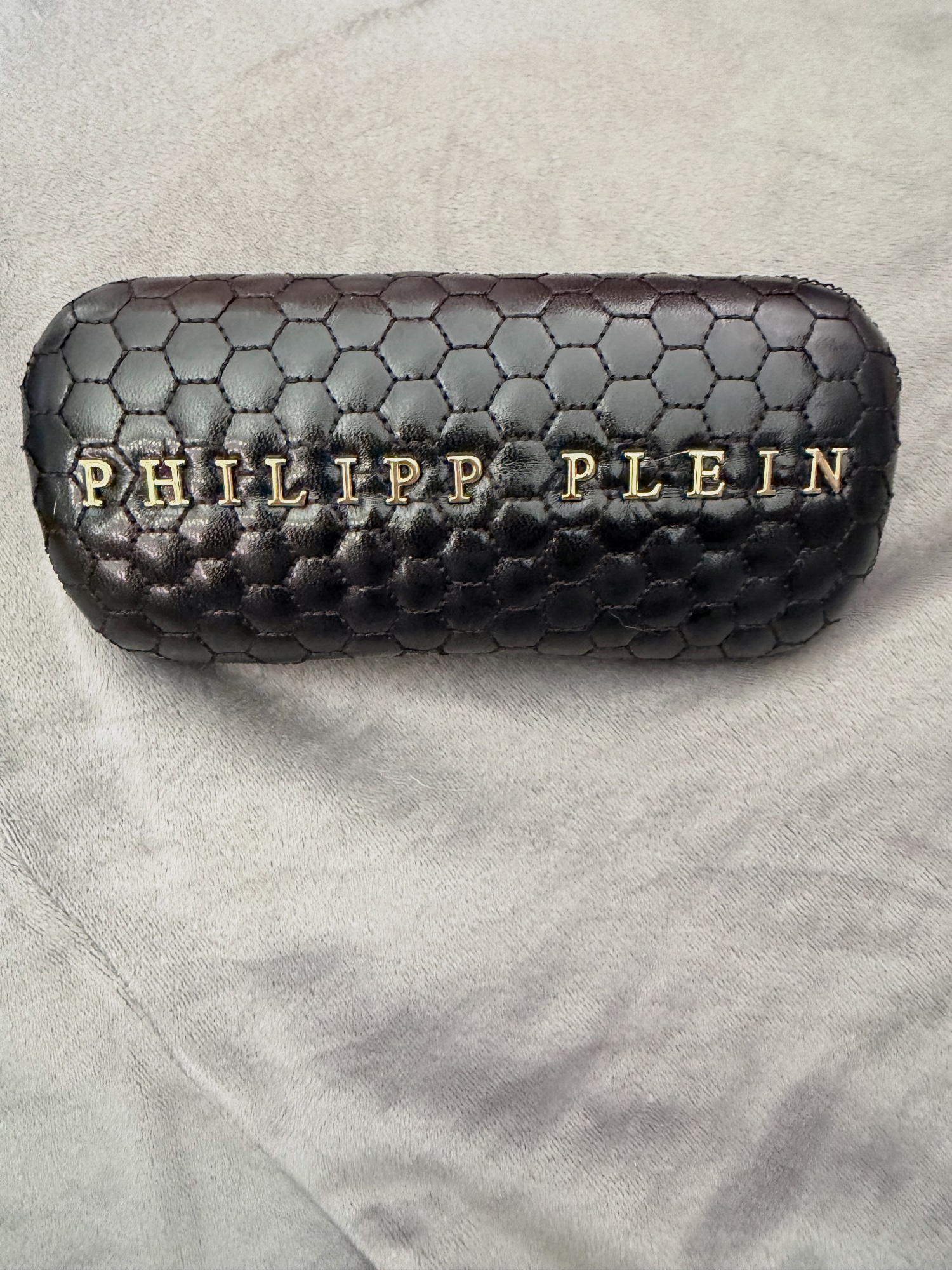 Lunettes de soleil Philipp Plein noires et dorées
