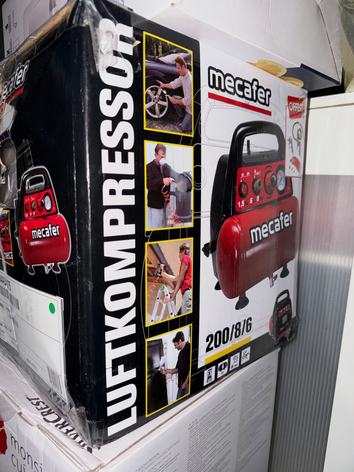 Compresseur d'air Mecafer 200/8/6 – Mecafer 3