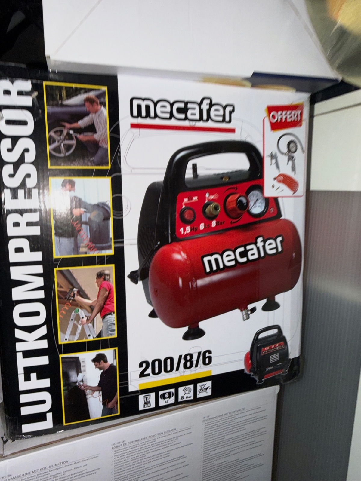 Compresseur d'air Mecafer 200/8/6 – Mecafer 2