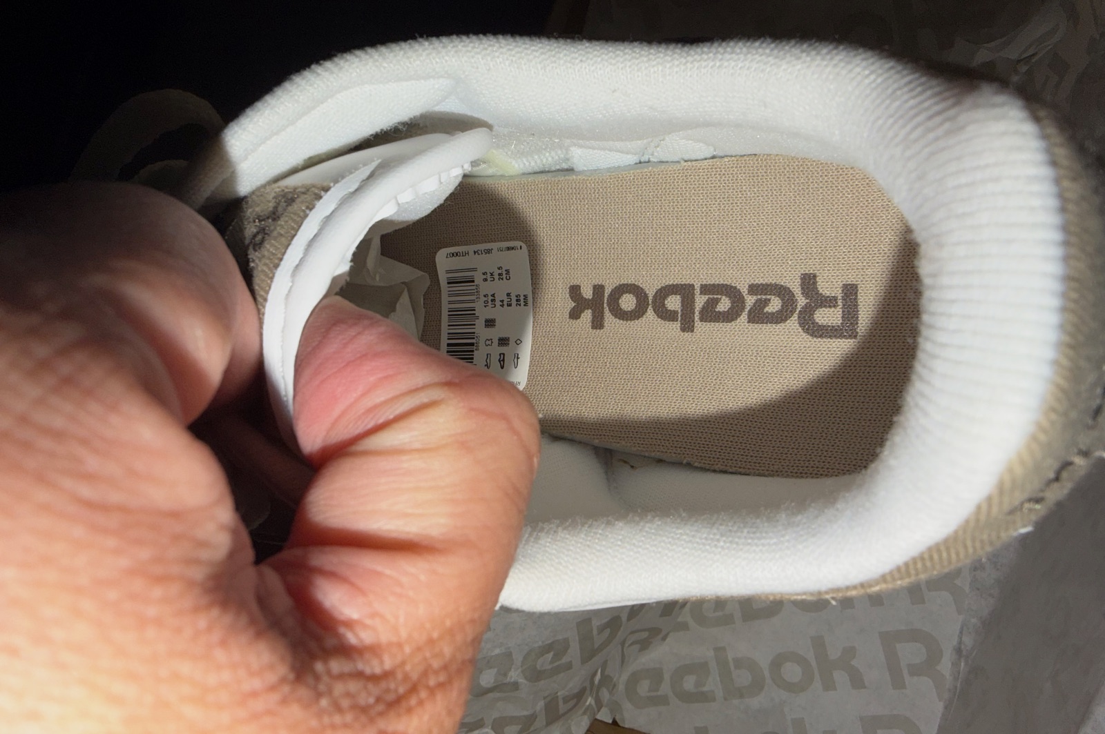 Sneakers blanches Reebok Classic taille 44 – Reebok – taille EU 44 4