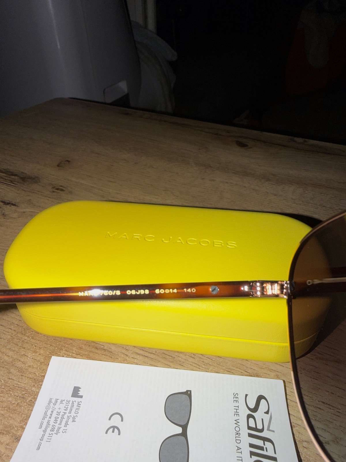 Lunettes de soleil aviateur Marc Jacobs dorées – Marc Jacobs – taille Taille unique 5