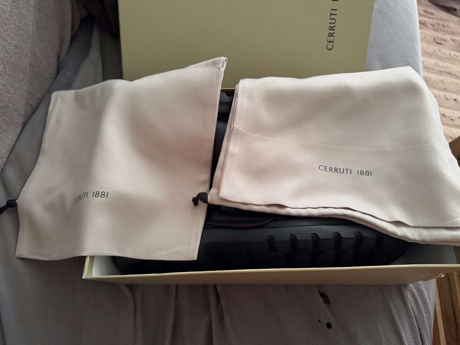 Mocassins derbies en cuir noir Cerruti 1881 – Cerruti 1881 – taille EU 43 6
