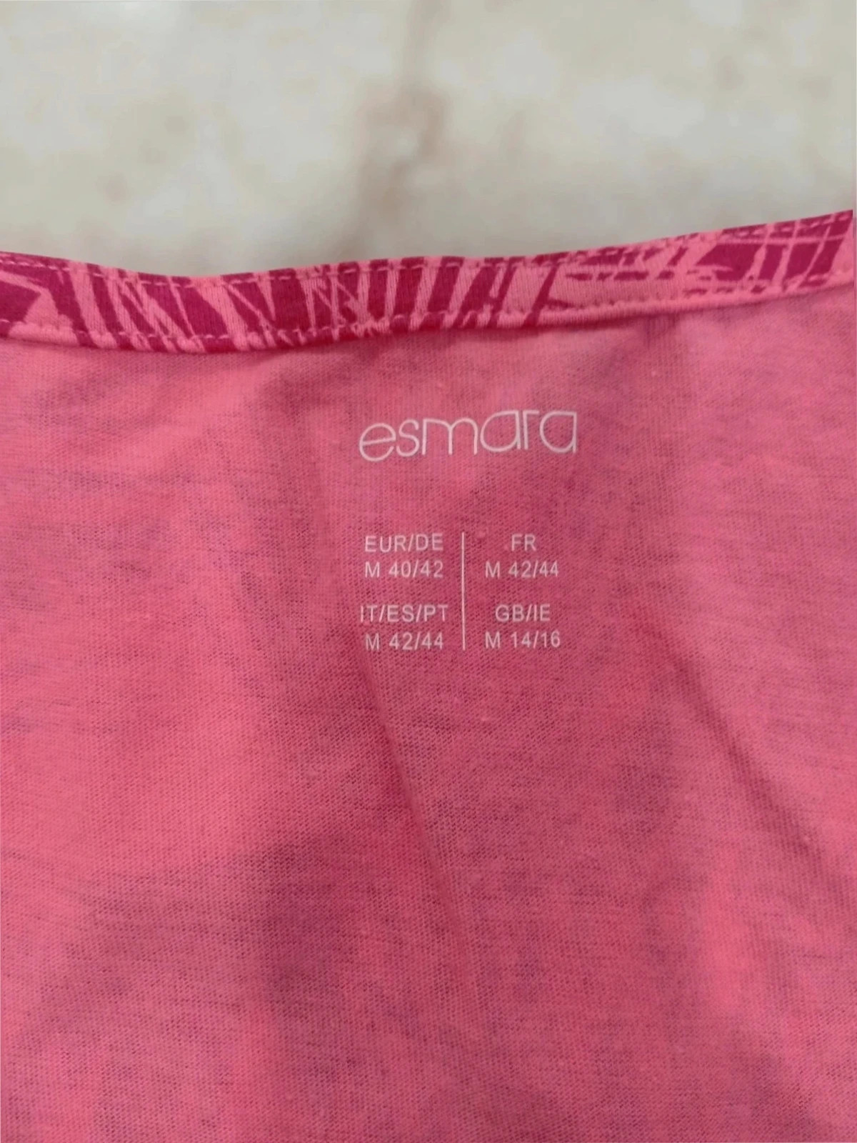 Camiseta esmara Rosa - Talla M – Esmara – taille M / 38 / 10 3