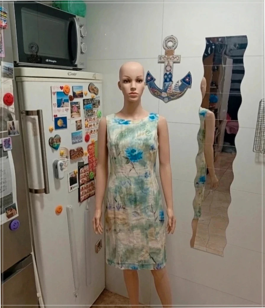 Vestido Midi floral d'aquela (Carmen Pichel) talla 46