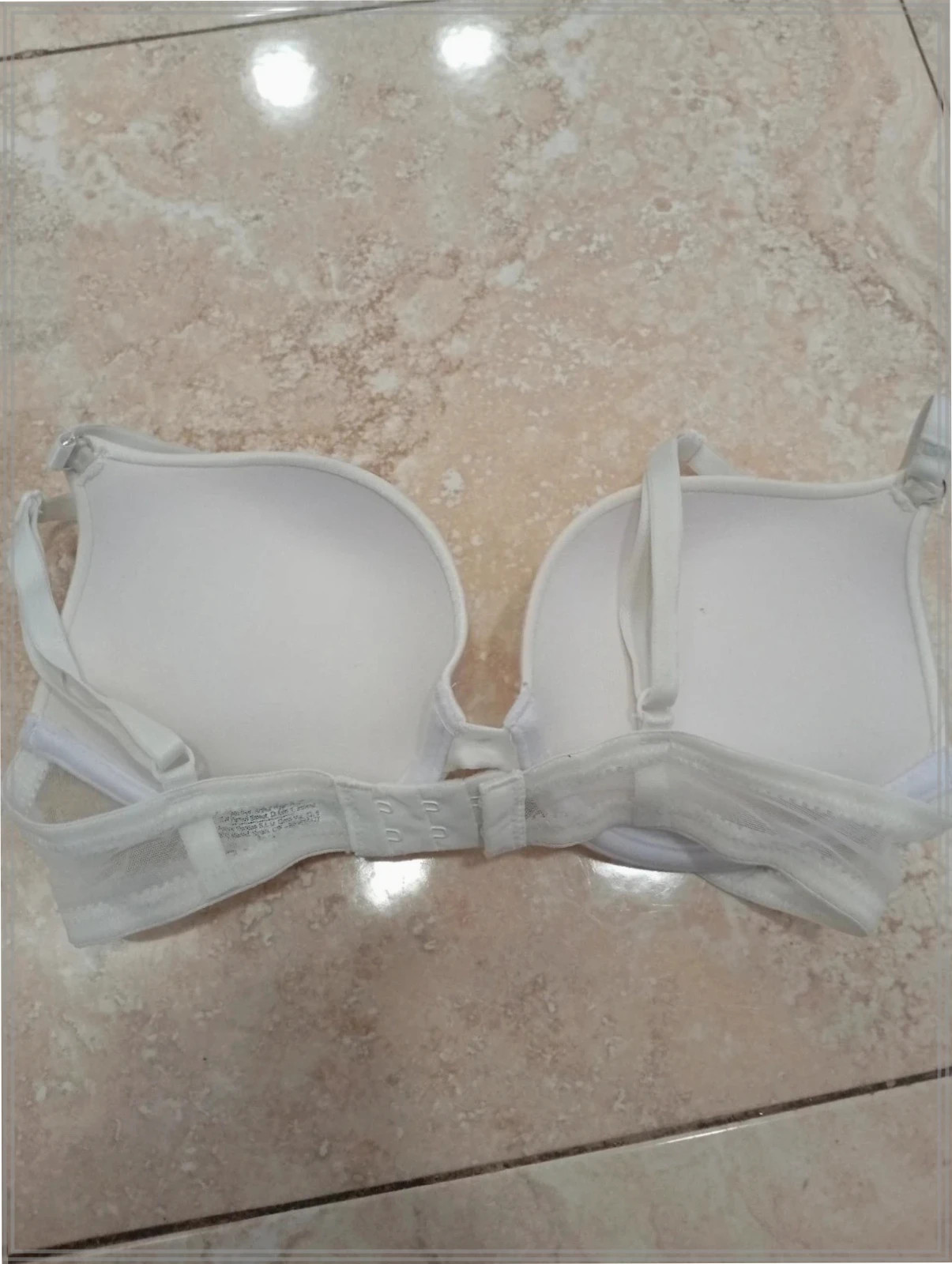 Sujetador Blanco Básico con aros Talla 85B – taille 85B 3