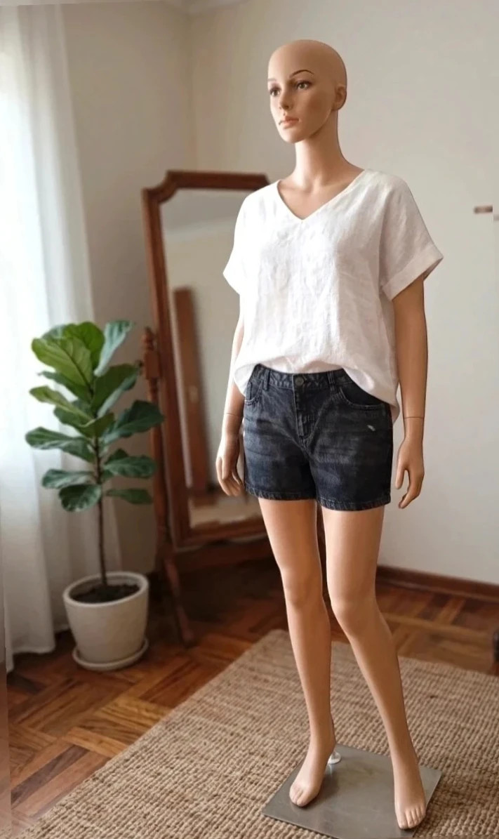 Shorts VaqueroS EsmarA efecto lavado / Acid waSh - Talla 42 – Esmara – taille XL / 42 / 14 4
