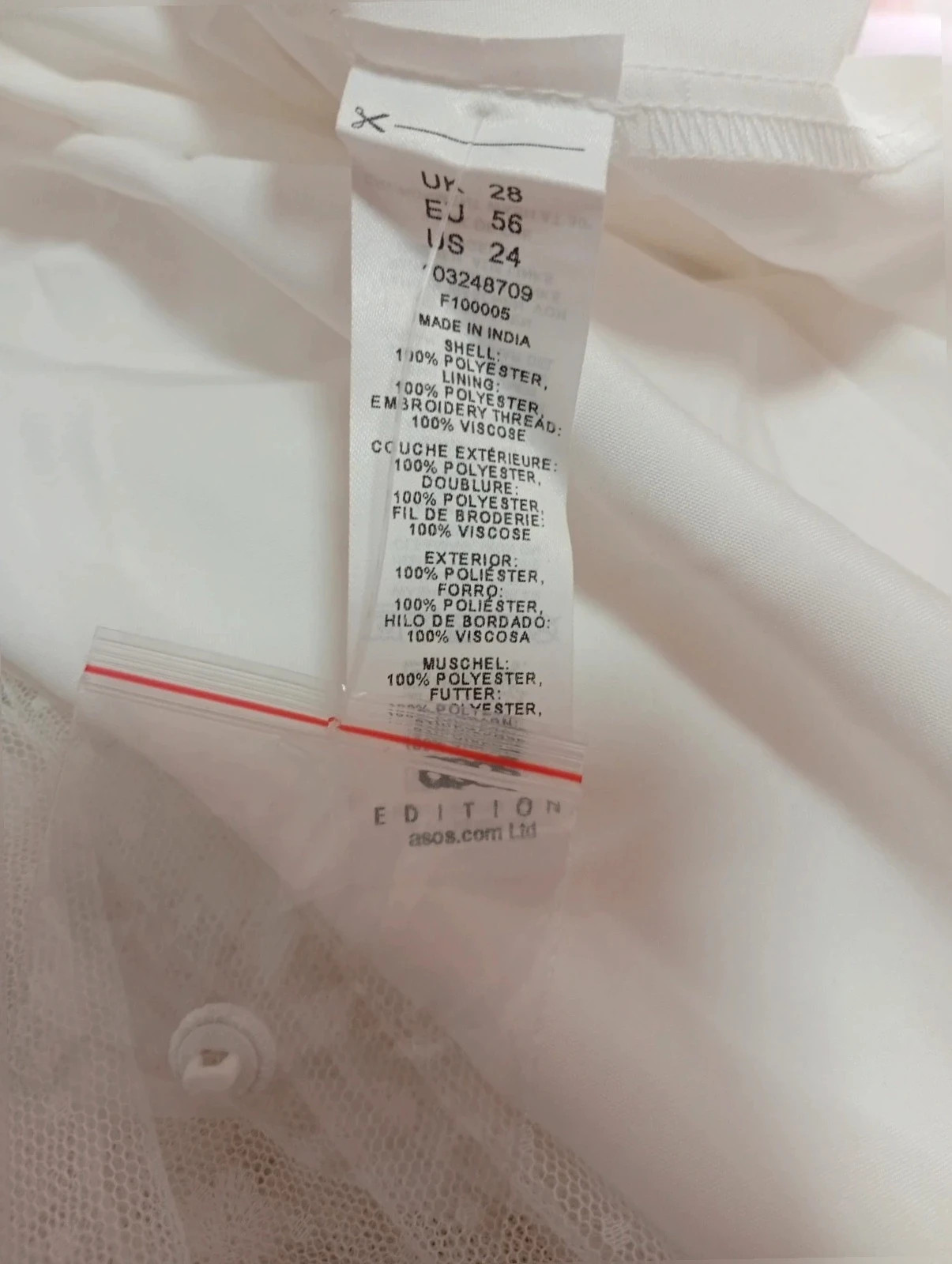 Vestido de novia ASOS Bridal Talla Grande UK 28 / EU 56 – ASOS – taille 8XL / 56 / 28 5